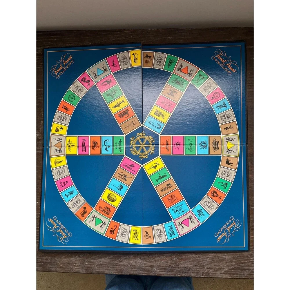 Vintage Trivial Pursuit Game Classic Genus Edition Replacement Board – 1980s